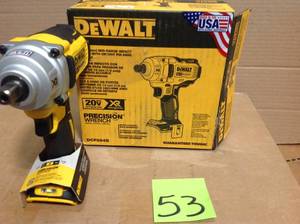 DEWALT 20-Volt MAX XR Lithium-Ion Brushless Cordless 12 in. Impact Wrench  (Tool-Only) in new condition