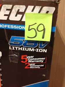 ECHO 24 in. 58-Volt Lithium-Ion Brushless Cordless Battery Hedge Trimmer -(Tool Only) in good condition