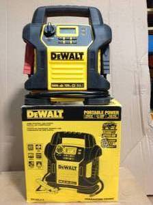 DEWALT 1400 Peak Amp Jump Starter with Digital Compressor in good condition