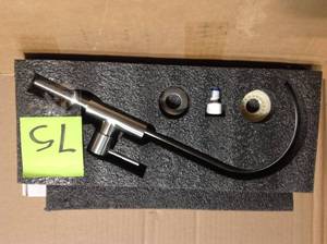 Silver Faucet Style Single-Handle Sprayer Kitchen Faucet by Boyel Living in good condition
