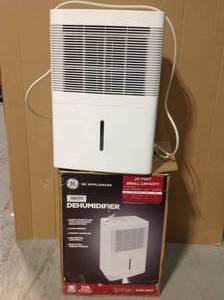 GE 20-Pint Dehumidifier in good condition