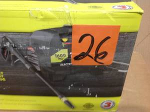 lot 26 image: 1,600 PSI 1.2 GPM Electric Pressure Washer in good condition