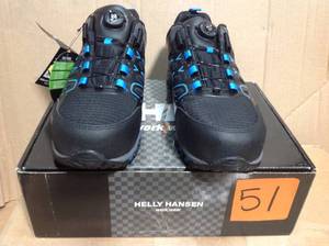 lot 51 image: Helly Hansen Mens Fjell Low Boa Slip Resistant Athletic Shoes - Composite Toe - BlackBlue Size 11.5(M) in good condition