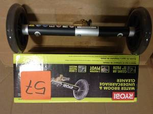 lot 57 image: RYOBI Pressure Washer Water Broom in good condition