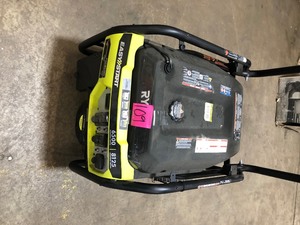lot 109 image: RYOBI 6,500-Watt Gasoline Powered Portable Generator Used see pics 