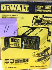 DEWALT 1000-Watt Power Inverter in good condition