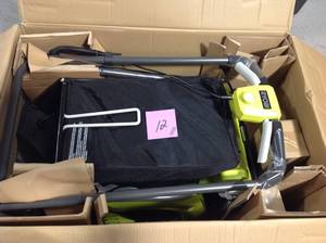 RYOBI 16 in. 40-Volt Lithium-Ion Cordless Battery Walk Behind Push Lawn Mower - 4.0 Ah BatteryCharger Included in good condition