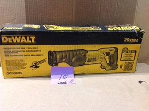 DEWALT 20-Volt MAX Lithium-Ion Cordless Reciprocating Saw (Tool-Only)  USED costumer returns