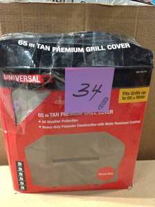 65 in. Tan Premium Grill Cover in good condition