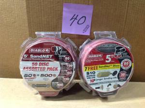 DIABLO 5 in. SandNet  Assorted  50-Pack in good condition