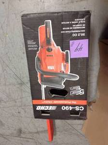 ECHO 20 in. 50.2 cc Gas 2-Stroke Cycle Chainsaw in good condition