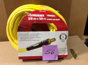 Husky 14 in. Hybrid Air Hose, Yellow