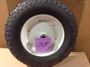 Marathon 14.5 in. Flat Free Universal Wheelbarrow Wheel