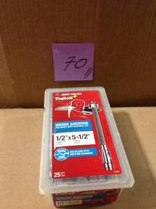 Red Head� Wedge Anchor, 12 x 5-12 (25 Pack)
