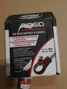 RIDGID OO-R and OO-RB Cast-Iron and Steel Ratchet Handle Assembly