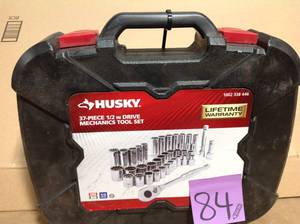 Husky 12 in. Drive Mechanics Tool Set (37-Piece)