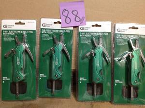 Commercial Electric 7-in-1 Electricians Multi-Tool with Pouch