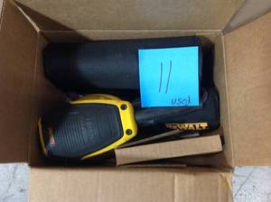 lot 11 image: 3 Amp Corded 5 in. Variable Speed Random Orbital Sande  USED in working conditions