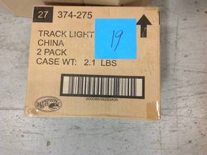 lot 19 image: 1-Light White Track Lighting not used