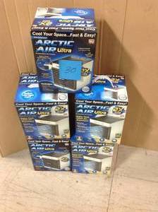 lot 30 image: ARCTIC AIR Ultra 76 CFM 3 Speed Settings Compact Portable Evaporative Air Cooler IN GOOD CONDITIONS