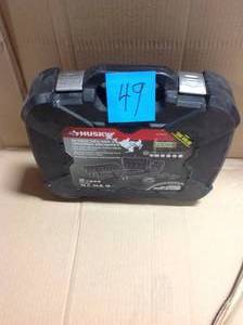 lot 49 image: Husky 38 in. Drive 100-Position Universal SAE and Metric Mechanics Tool Set (60-Piece)