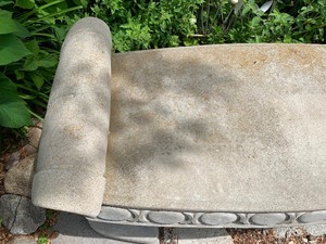lot 46 image: Decorative Concrete Bench
