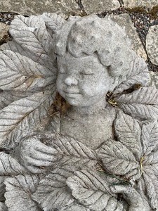 lot 69 image: Sleeping Cherub Figurine