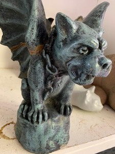 lot 103 image: Lot of Three Gargoyles