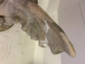 lot 106 image: Large Winged GargoyleCement
