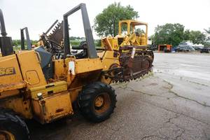 1995 Case Model 660 4 x 4 x 4 Cable Plow Back Hoe
