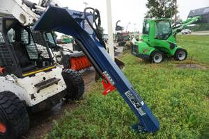 Iron Oak Model SMH2419 Universal Mount Bobcat Skid Loader Skid Steer Commercial Duty 24 Ton Log Splitter Attachment