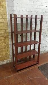 lot 58 image: Mission Wood Bookshelf