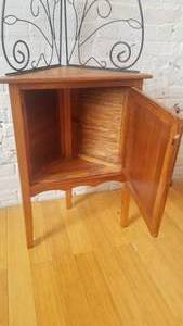lot 64 image: Fun Vintage Corner Storage Unit