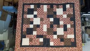 lot 30 image: Luxury Quilt- Take 5 Pasiley Red- 2012