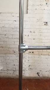 lot 74 image: Heavy Duty Sturdy Rolling Clothing Rack (a)