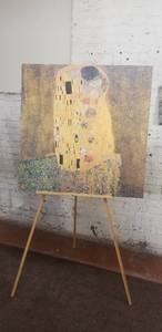 lot 24 image: Decorative Print by Gustav Klimt The Kiss