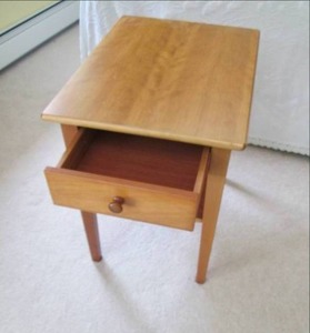 lot 39 image: Cherry Wood Nightstand (23.5 X 17....