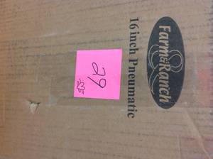 Pneumatic Replacement Tire 16 in.Wheel For Lawn and Garden Equipment in good condition