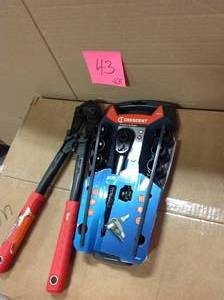 MIX LOT OF MILWAUKEE CUTTER &amp CRESCENT  CUB SET in good condition