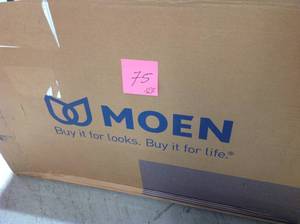 Moen GS202154BQ 2000 Series 33-inch 20 Gauge Drop-In Double Bowl Stainless Steel Kitchen Sink&nbsp&nbspin good condition