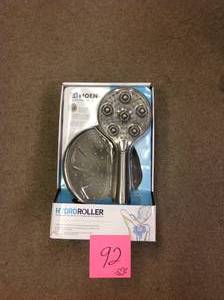 HydroRoller Massage 3-Spray 7.5 in. Dual Handheld Shower Head with Body Spray in Spot Resist Brushed Nickel&nbsp&nbspin good condition