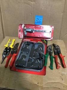 lot 36 image: MIX LOT OF HUSKY PLIER & MISC.