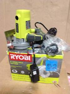 lot 52 image: RYOBI 4 in. Tile Saw in good condition