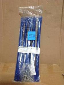 lot 54 image: Creative Cedar Designs Monkey Bars- 6 Pack- Blue in good condition