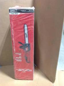 lot 67 image: M18 FUEL 16 in. 18-Volt Lithium-Ion Brushless Cordless Chainsaw (Tool-Only) in good condition