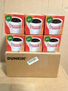 lot 93 image: dunkin-donuts-decaf-coffee-kcups-10-count in good condition