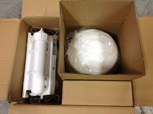lot 110 image: GE Under Sink Reverse Osmosis Water Filtration System not used