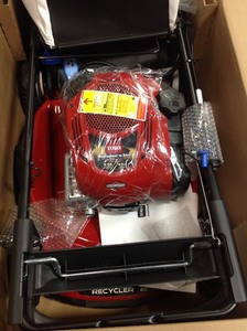 lot 111 image: Toro Recycler 22 in. Variable Speed Electric Start Self Propelled Gas Walk-Behind Mower with Briggs and Stratton Engine in like new conditions