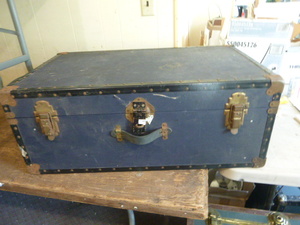 Vintage Navy Locker on Wheels