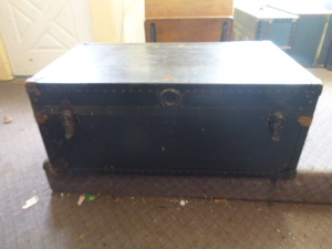 Vintage Navy Locker with Tray